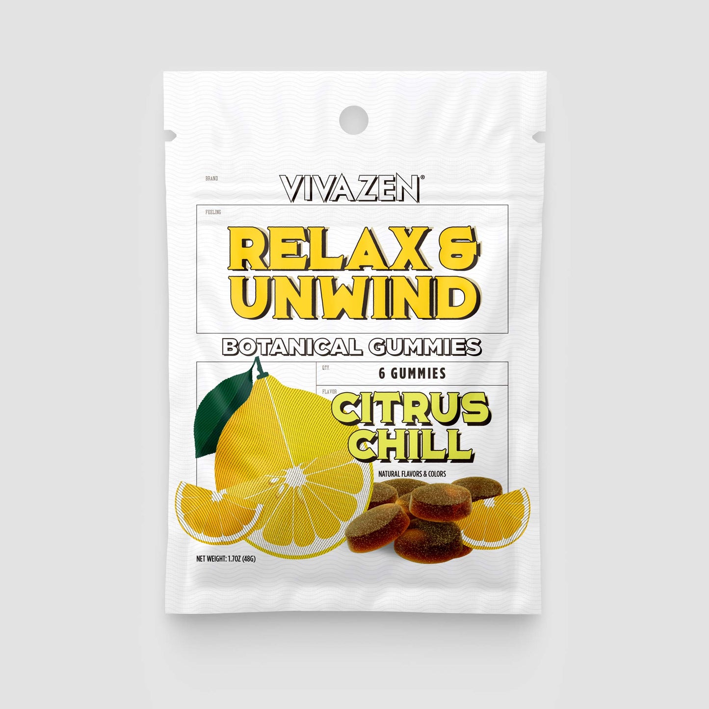 RELAX & UNWIND GUMMIES: CITRUS CHILL