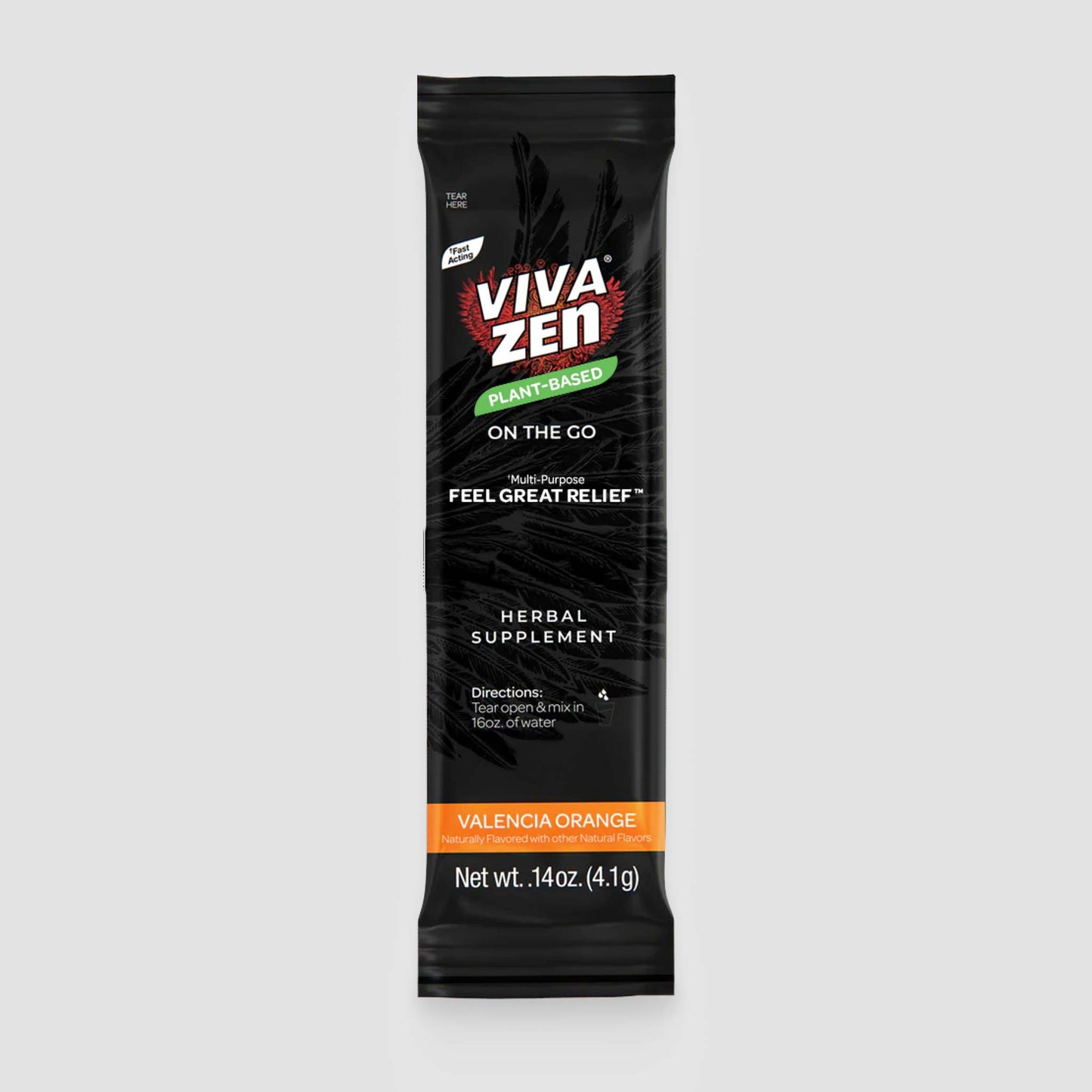 VIVAZEN Stick Pack - Valencia Orange (20mg) - 12 Count Box
