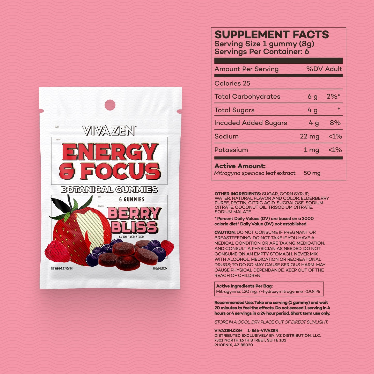 ENERGY + FOCUS* GUMMIES: BERRY BLISS