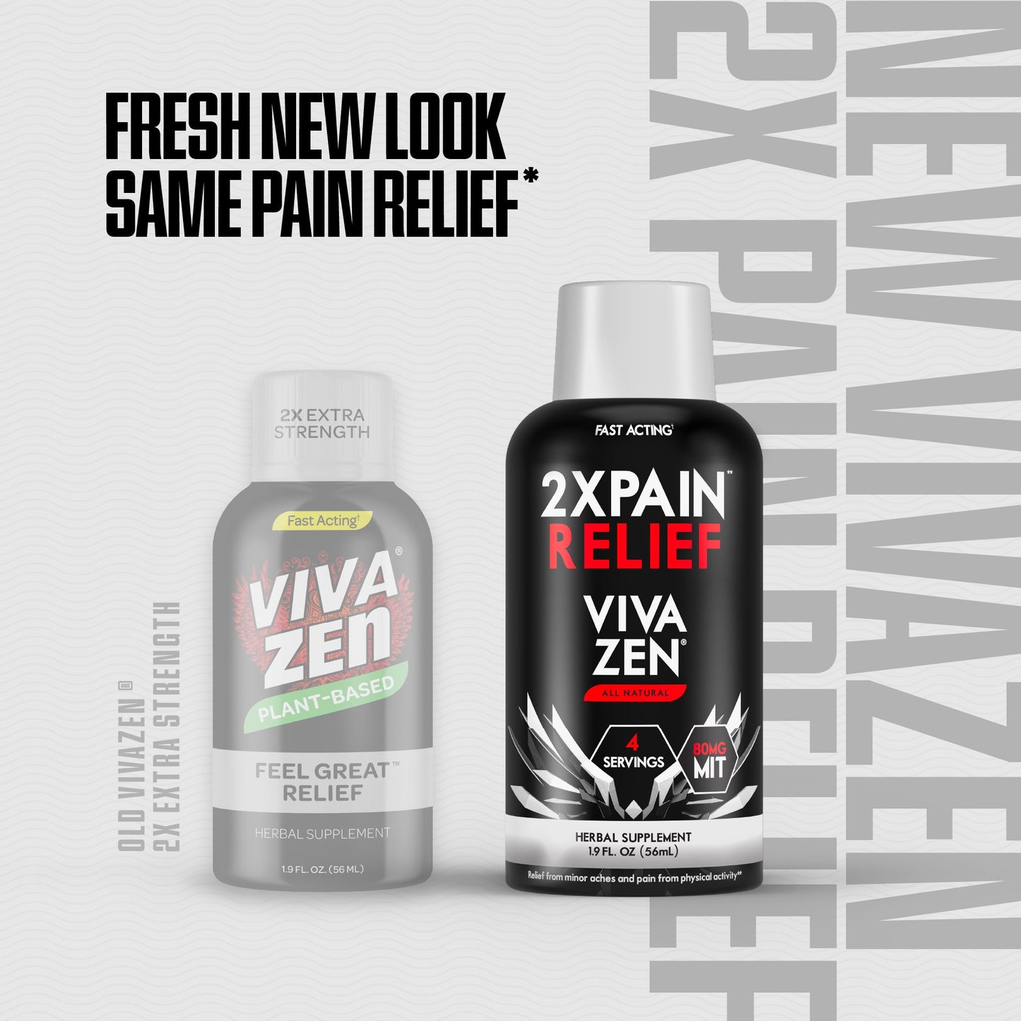2X PAIN RELIEF** SHOT