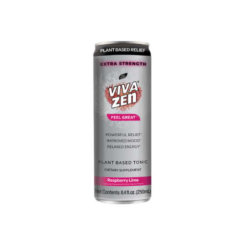 VivaZen Extra Strength Raspberry Lime Kratom Tonic (12 Pack)