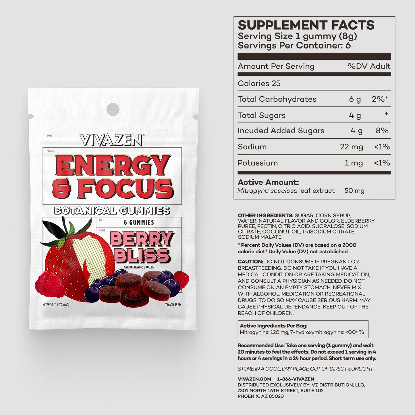 ENERGY + FOCUS* GUMMIES: BERRY BLISS