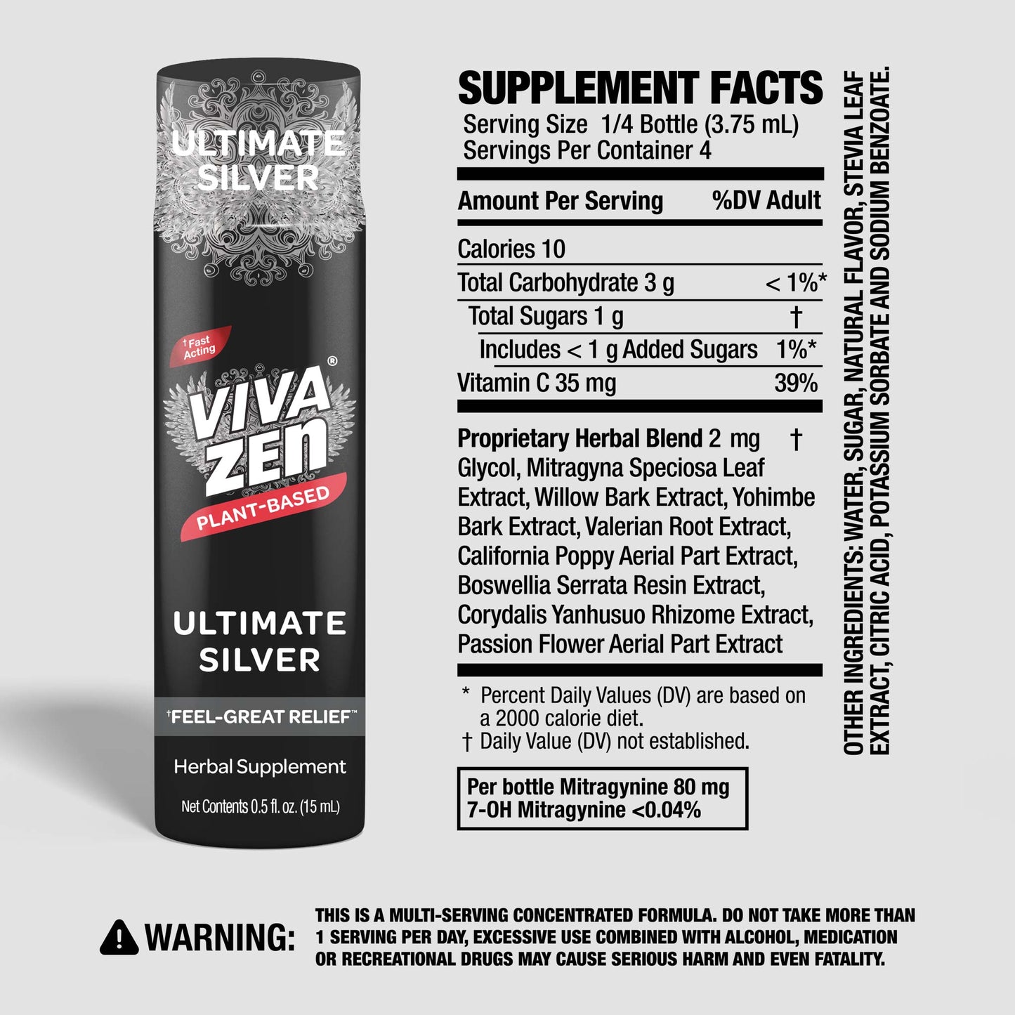 VIVAZEN Ultimate Silver (80 mg) - 12 Count Box