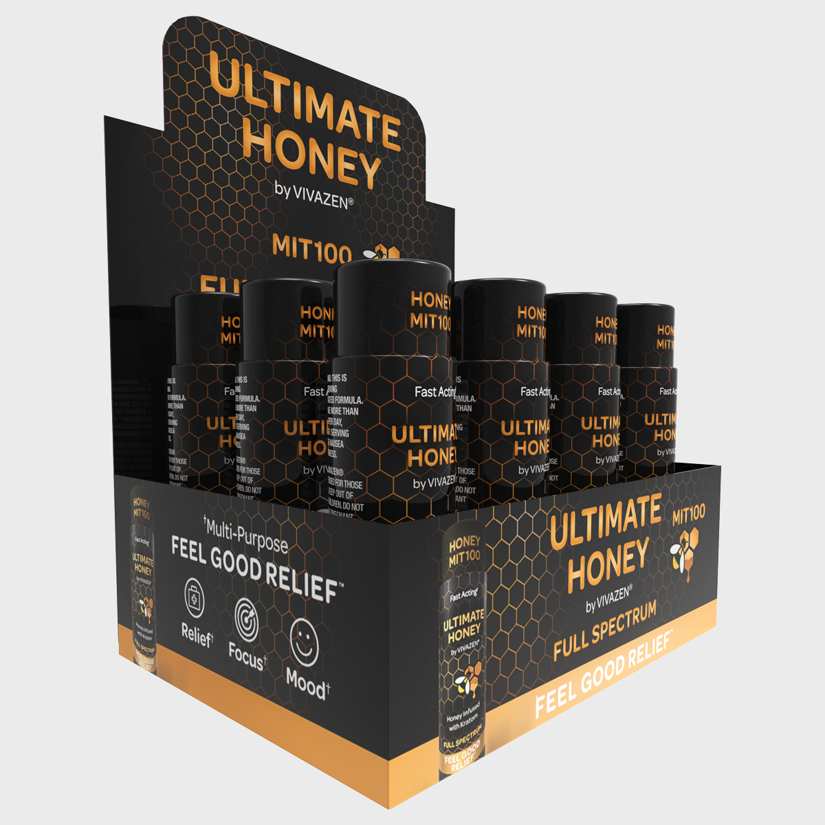 VIVAZEN Ultimate Honey (100mg) - 12 Count Box