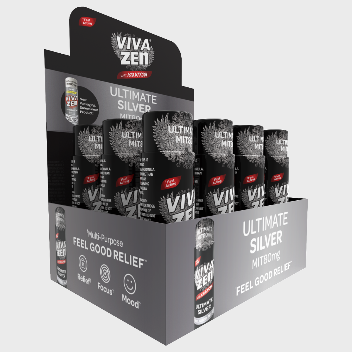 VIVAZEN Ultimate Silver (80 mg) - 12 Count Box