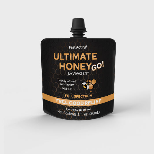 Ultimate Honey Kratom Pouch - 12 Pack Display