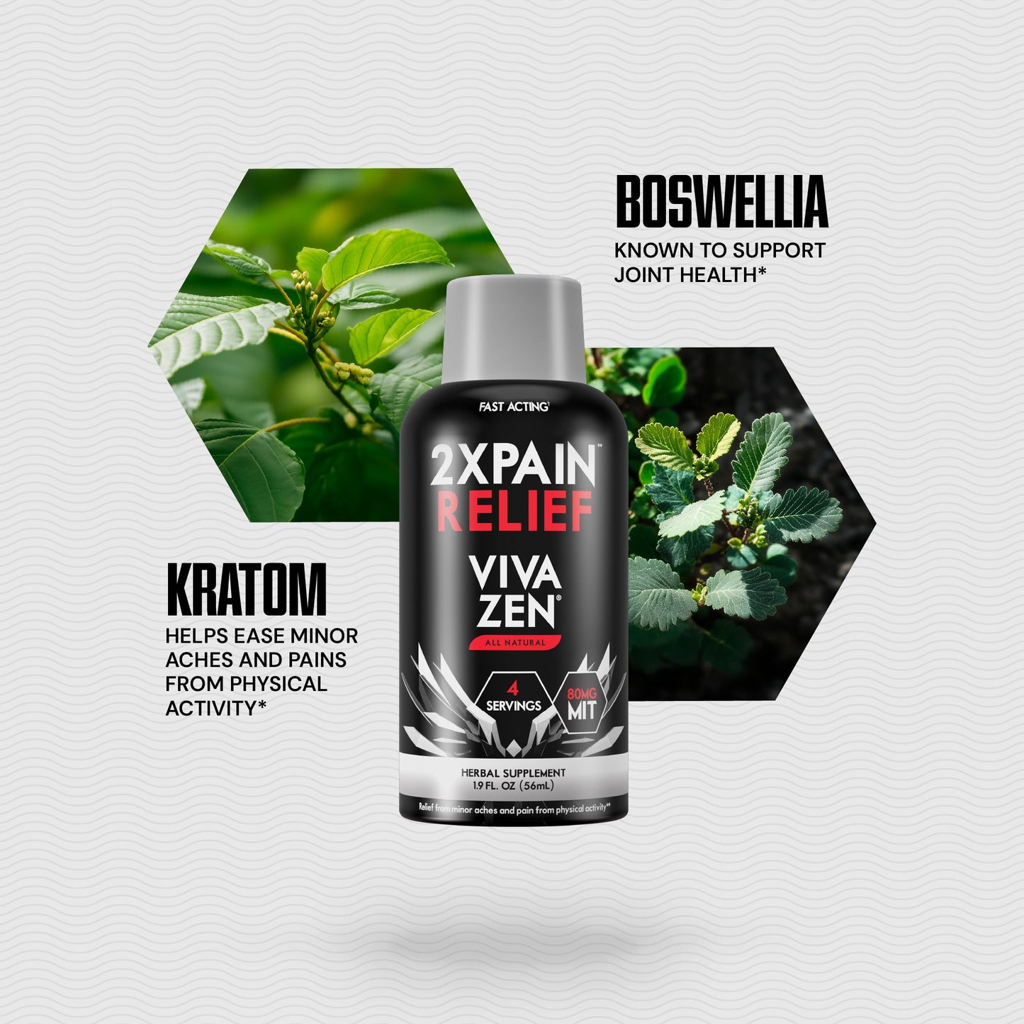 2X PAIN RELIEF** SHOT